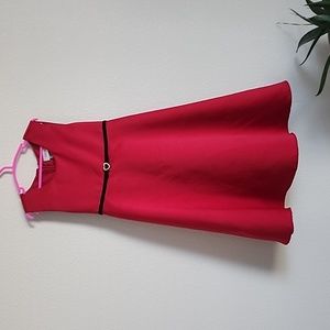 Red formal dress for young girl